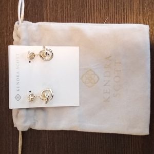Kendra Scott Presleigh Gold Knot Drop Earrings
